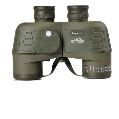BOSSDUN 10x50 Low Light Vison Binoculars Military Tactical W/Rangefinder Compass (QS209)