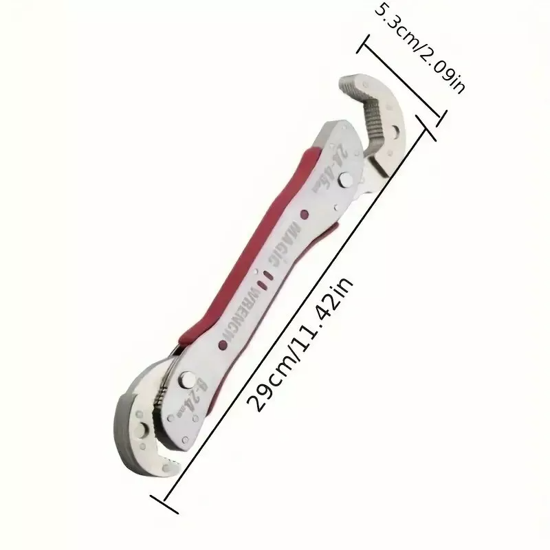 Magic Wrench Adjustable Spanner Universal Fit 9 - 45mm Multi-Function Hand Tool YS162-1