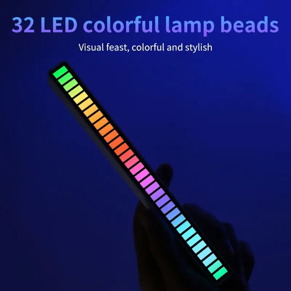 Rechargeable RGB LED Sound Control Bar Lamp For Party PC Pros