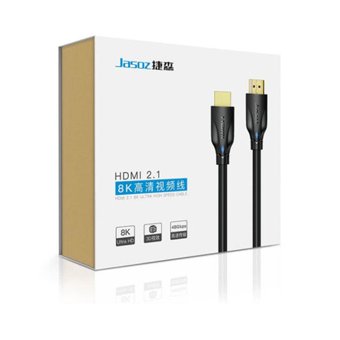 JASOZ 8K Ultra HD Premium HDMI Cable V2.1 3D High Speed Ethernet 1 2 3m