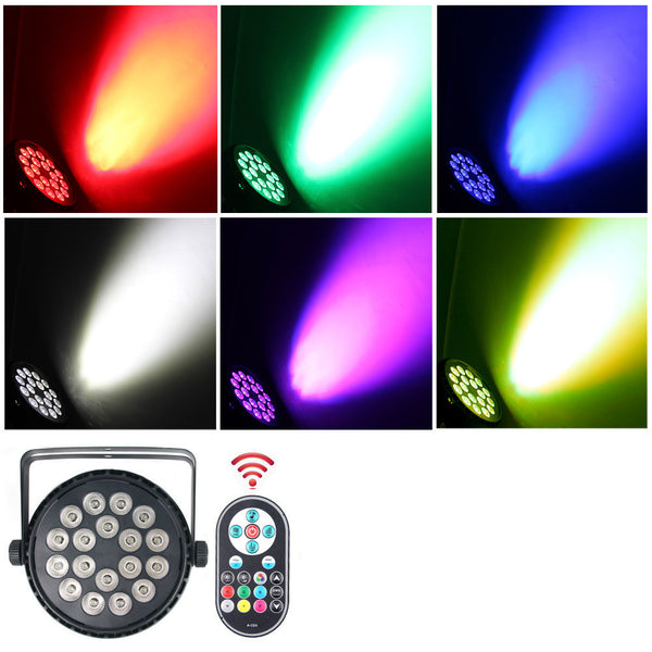 18LED RGBW Par Light (MS78) DMX512 4 IN 1 Beam PAR Stage Lighting Party light