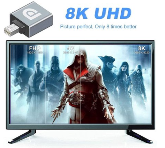 Mini Display DP Male Port To Display Female 8K Adapter (C42) HD Converter