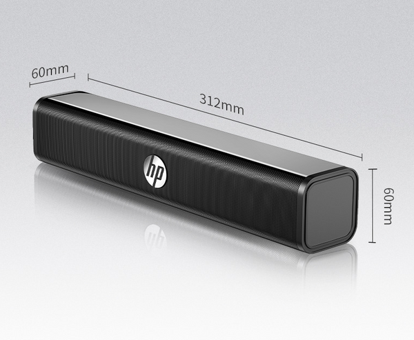 HP WS10 3.5mm USB powered Desktop PC Speaker Sound bar