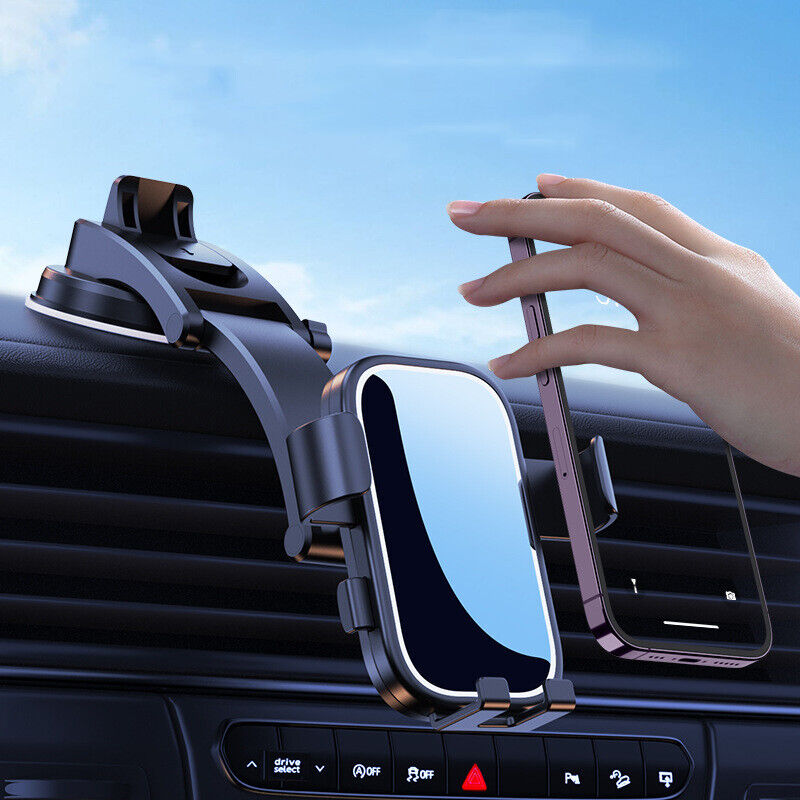 Car Phone Holder Dashboard Windshield Desk Suction Cup Center GPS Heavy Duty TS1-2