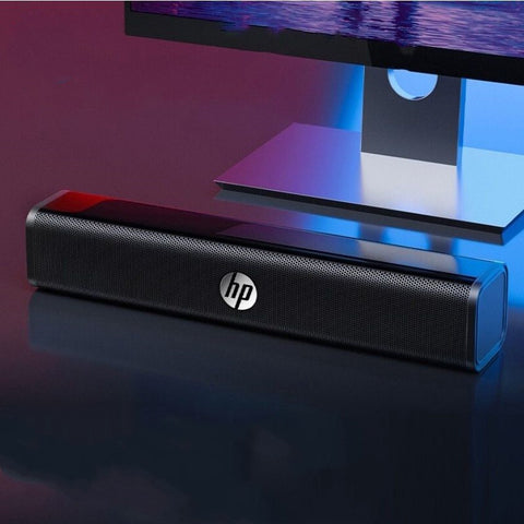HP WS10 3.5mm USB powered Desktop PC Speaker Sound bar