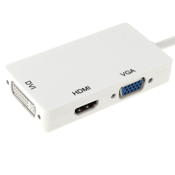 3-in-1 Mini Displayport DP to VGA HDMI DVI Cable Cord Adapter (JS28) Display