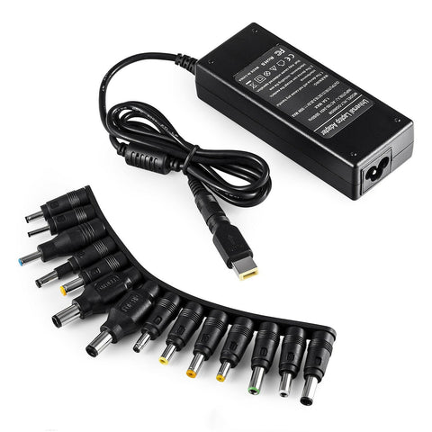 Universal Laptop Charger Power Adapter 15 DC Tips Max 90W