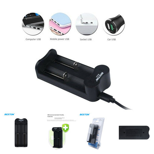 Beston 2 Ports Li-ion Battery USB Charger Power supply/Charger