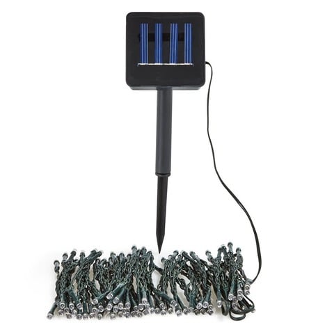 30M SOLAR 200 LED RGB Warm White Fairy Lights Indoor/Outdoor