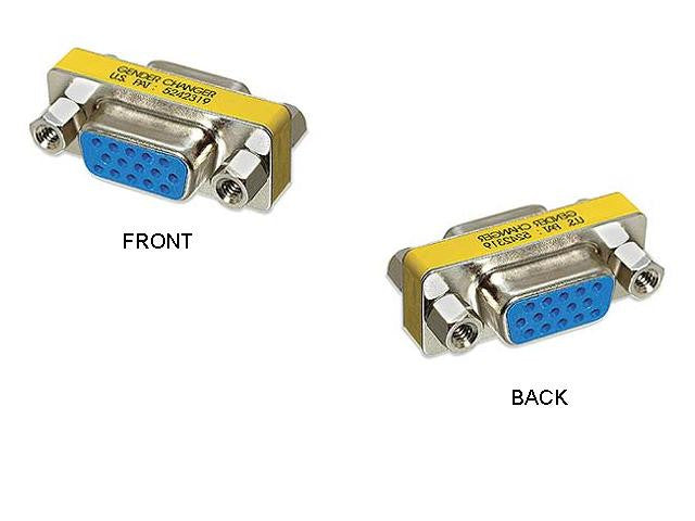 15-Pin VGA Female to Female Adapter