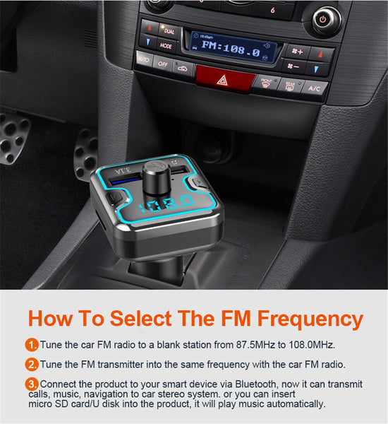 M27 Wireless Bluetooth FM Transmitter