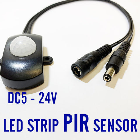 DC In-Line PIR Sensor Switch 5V-24V 12V LED Strip Light