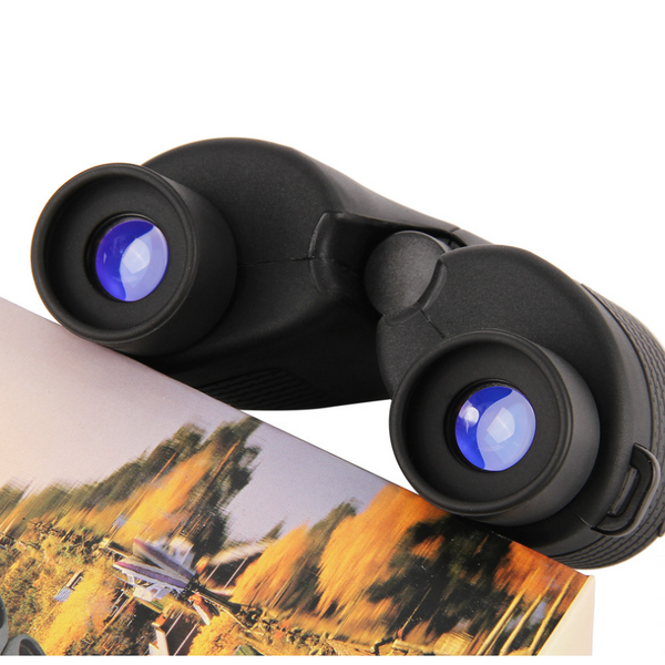 Auto zoom Foldable Binoculars 10x25 BAK4 Prism Hunting Birding Telescope Scope