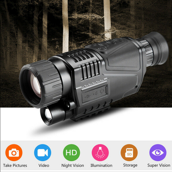 Digital Infrared Night Vision Monocular Recorder 5 Times Zoom