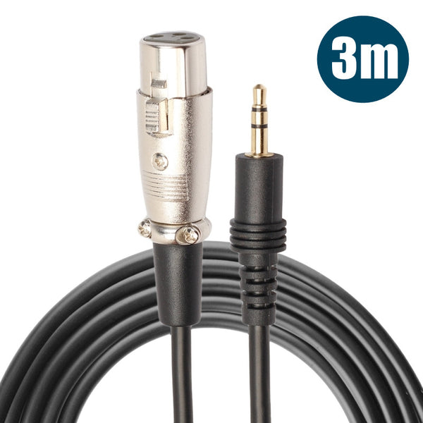 3M XLR Female to 3.5mm Aux Male Cable SE5