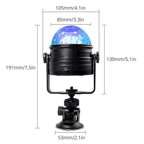 RGB LED Disco Ball Party Light and Night lamp