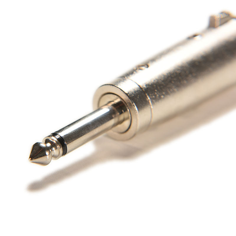 Female XLR Plug to 6.35mm Mono Adapter