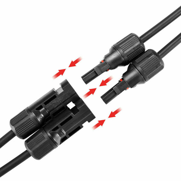 MC4 Pair Y Branch Connectors Solar Cable Mains Power cable