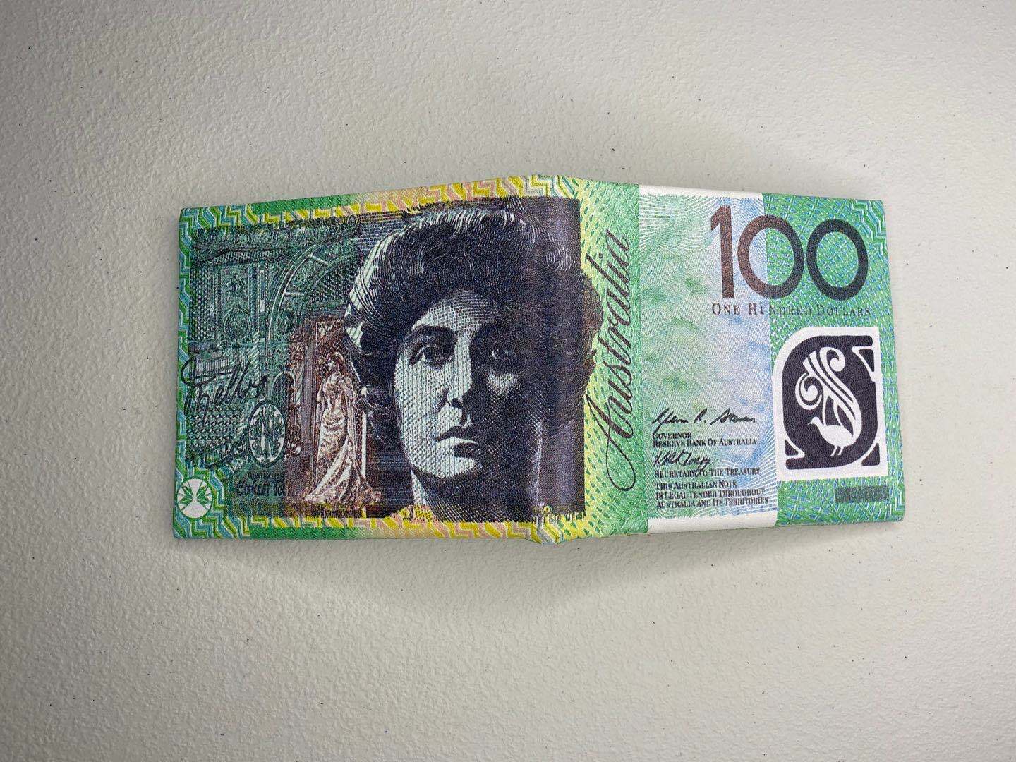$100 Australian Note Wallet Gadgets