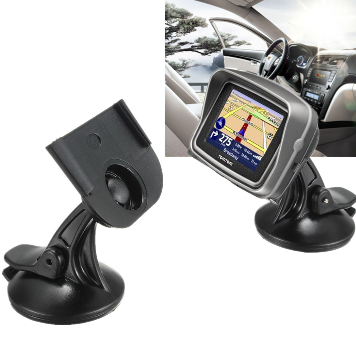 GPS Windscreen Suction Mount Holder for TomTom V2/V3 3.5"