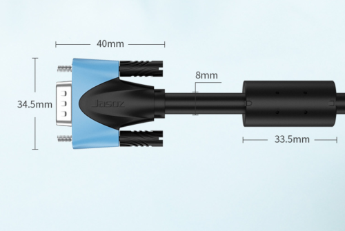 Jason 1M/3M/20M Premium VGA SVGA Male to Male Cable