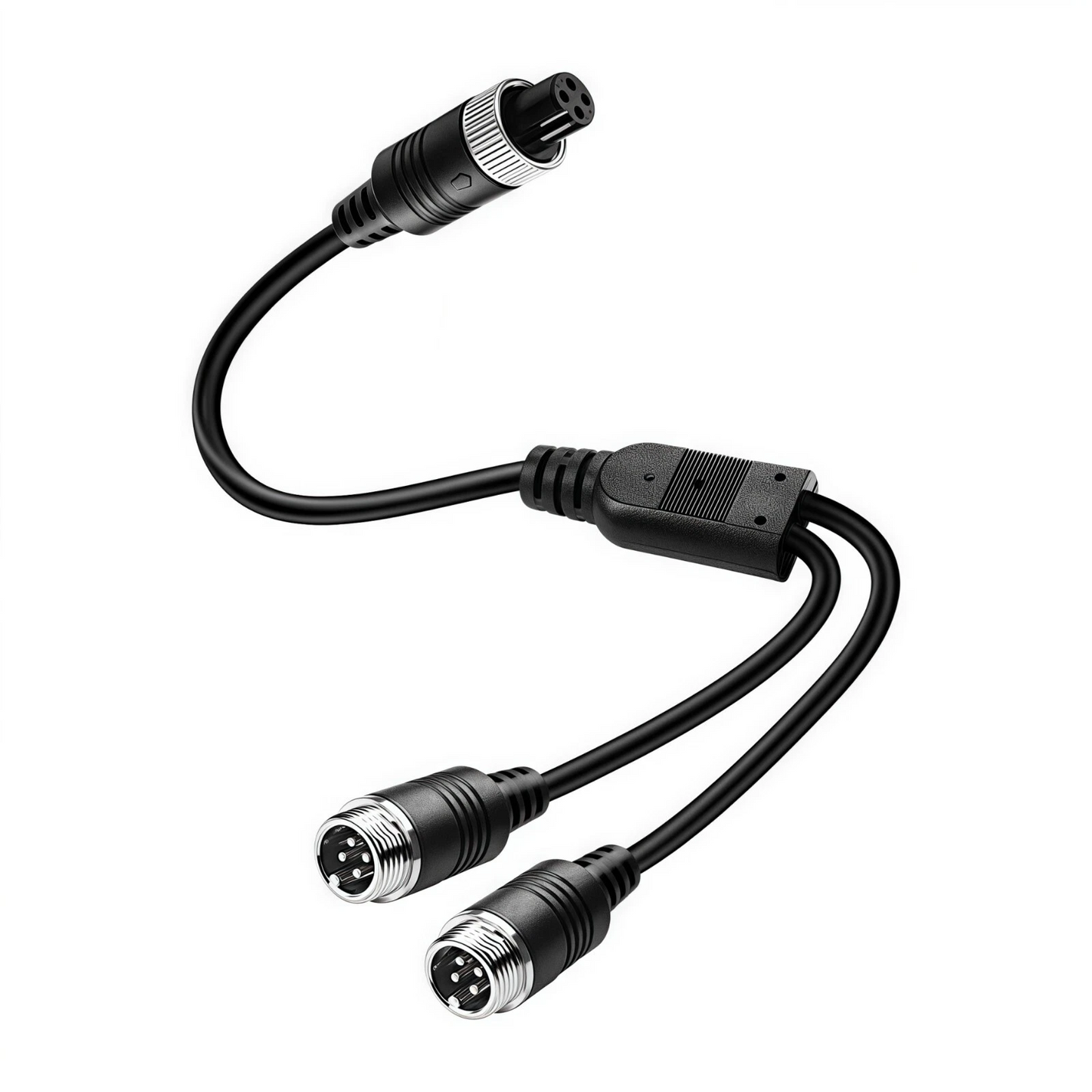 4Pin Video Splitter Cable Wire For Bus Truck Reversing Rear Camera 40cm 4-Pin 1 Female to 2 Male Y Splitter Cable SS6-4