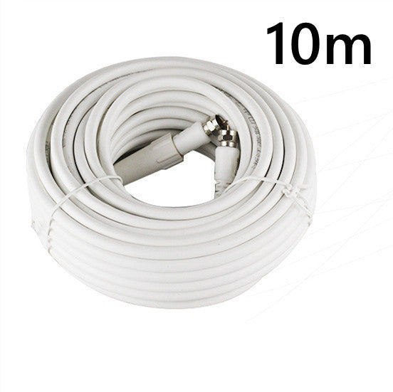 TV Antenna Cable F Type Male to F Type Male Flylead Aerial Cord Coax Lead 10-15m