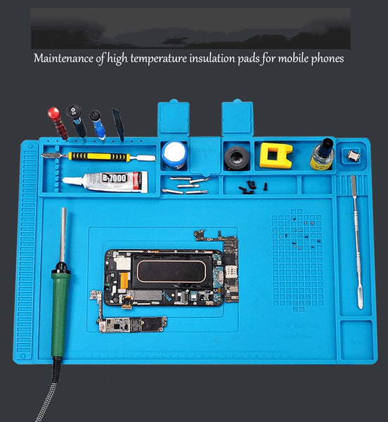 45*30cm Large Electronics Repair Silicone Magnetic Mat Tools