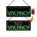 VACANCY & NO VACANCY LED Sign 30x60cm Ready-Made LED Signs