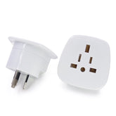 2pcs Universal Inbound Travel Adaptor suits USA and UK 3-pin plugs For Power supply/Charger