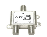 2 Way F Type female Screw Connector Y Splitter T23 TV Accessories