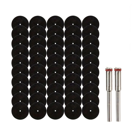 32mm Abrasive Cutting Off Discs w/ Mandrels 52pcs Mandrel Kit For Drill Tools VS8-1
