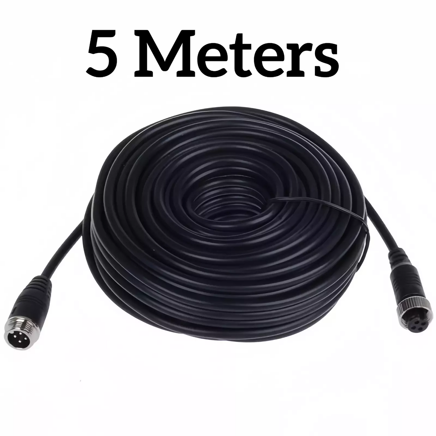 4 Pin Video Extension Cable Wire For Bus Truck Reversing Rear Camera 5 10 15 20m