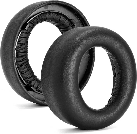 1 Pair Ear Cushions for Sony PS5 Pulse 3D Headset Replacement Protein Leather MS84