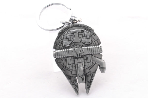 Star Wars Millennium Falcon keyring (DS17) Space Ship Key Chain Key Ring
