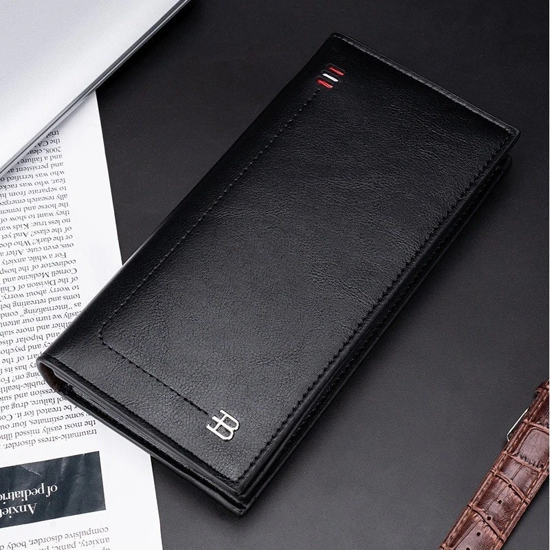 Premium Mens Women PU Leather Long Purse ID Credit Card Wallet Coin Phone Holder NS50-5