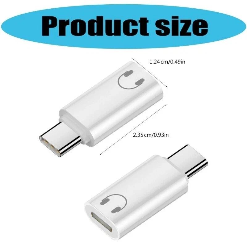 Type C to 8 Pin Male to Female Sound Adapter for iphone Ipad ipod Earphone 8pin VS32