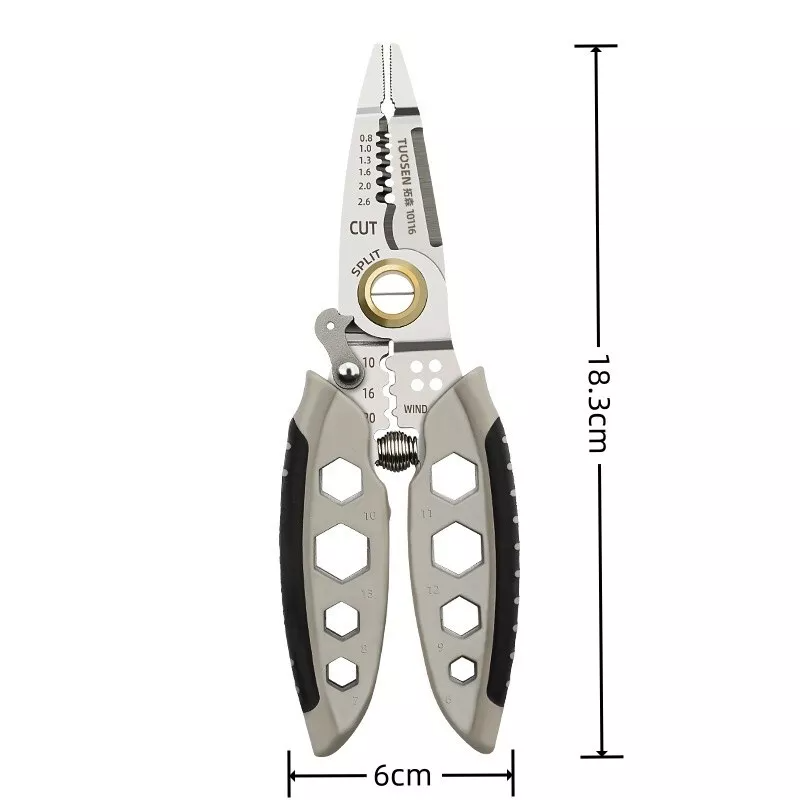 Multi-functional Sharp Cutting Wire Stripping Pliers Wire Splitting Crimping Ezy YS93