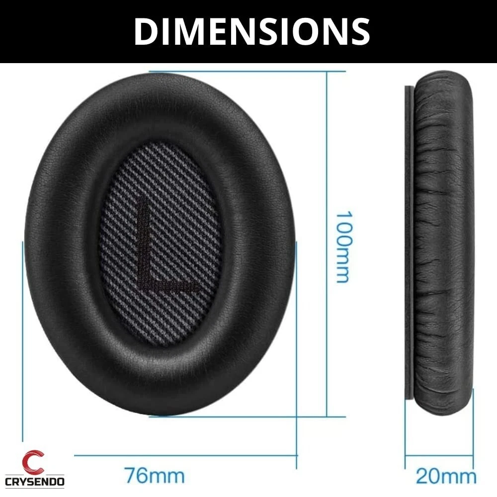 Ear Cushion Pads for Bose QC35 QC35ii SoundLink SoundTrue Ear Headphones Cover MS80