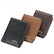 Baellerry Men's Short Wallet Trifold Slim PU Leather w/ Zipper Coin Card Pocket Home Essentials