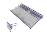 Tag Retail Shop sign label clear price sign card holder for slat wall hooks 8cm Business & Office Equipment