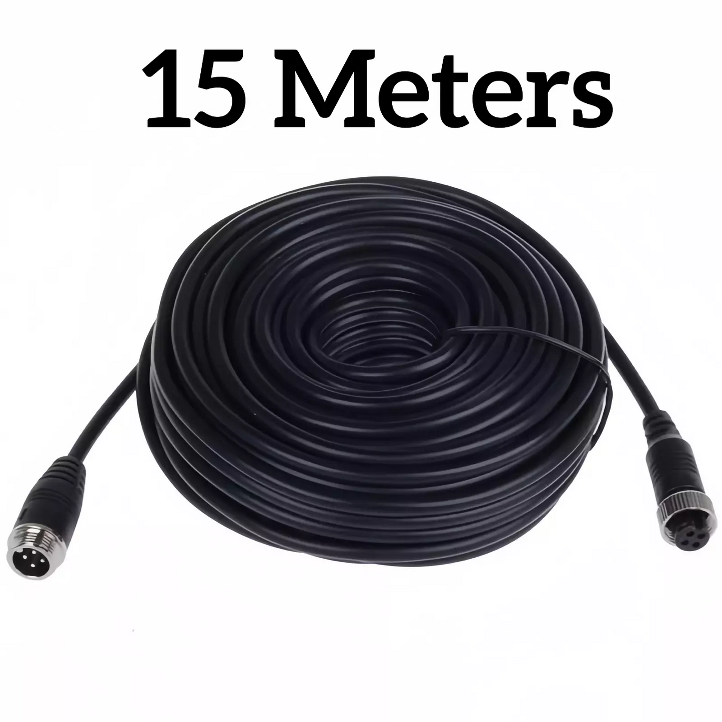 4 Pin Video Extension Cable Wire For Bus Truck Reversing Rear Camera 5 10 15 20m