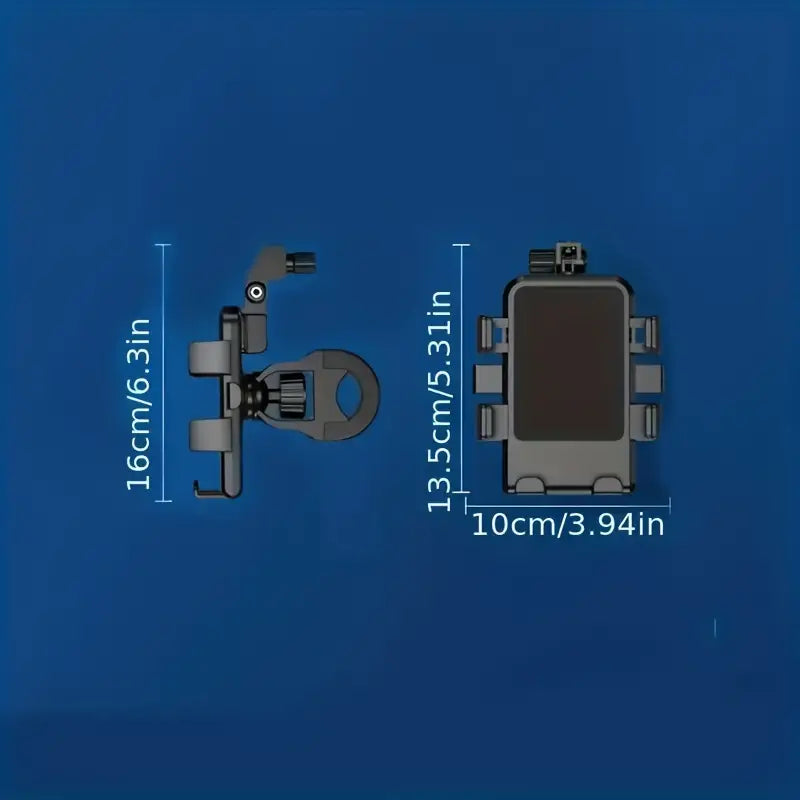 Bike Phone Holder W/ Mini Umbrella Handlebar Mount (114.1)