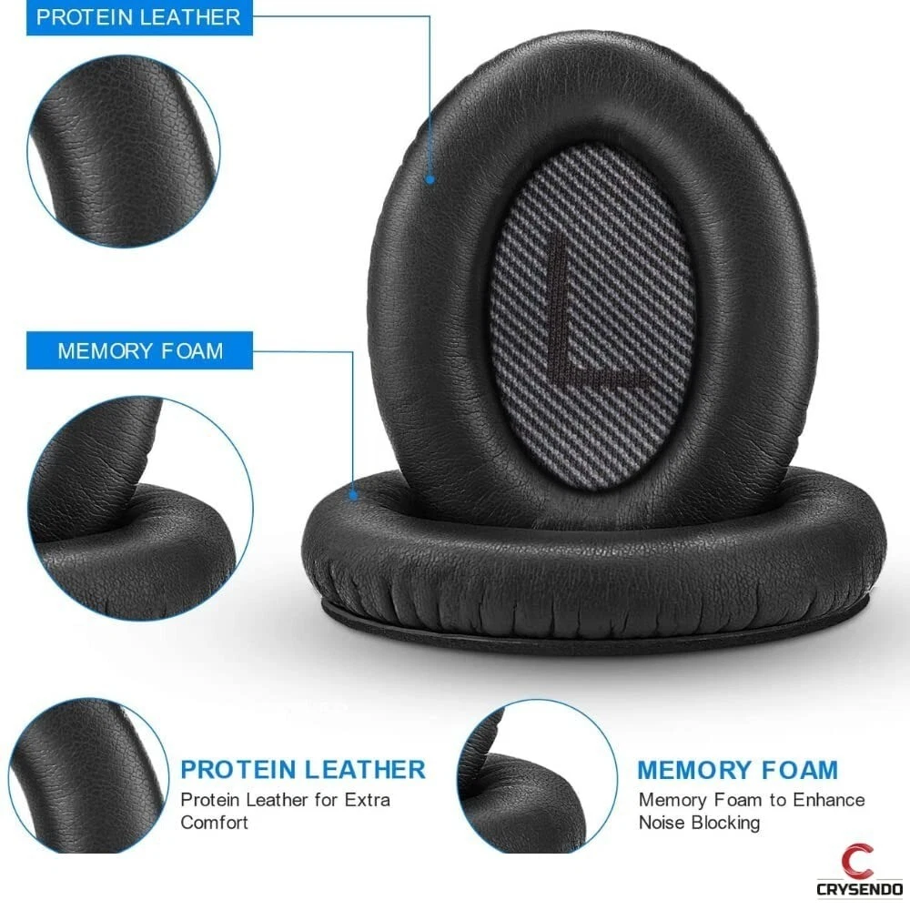 Ear Cushion Pads for Bose QC35 QC35ii SoundLink SoundTrue Ear Headphones Cover MS80
