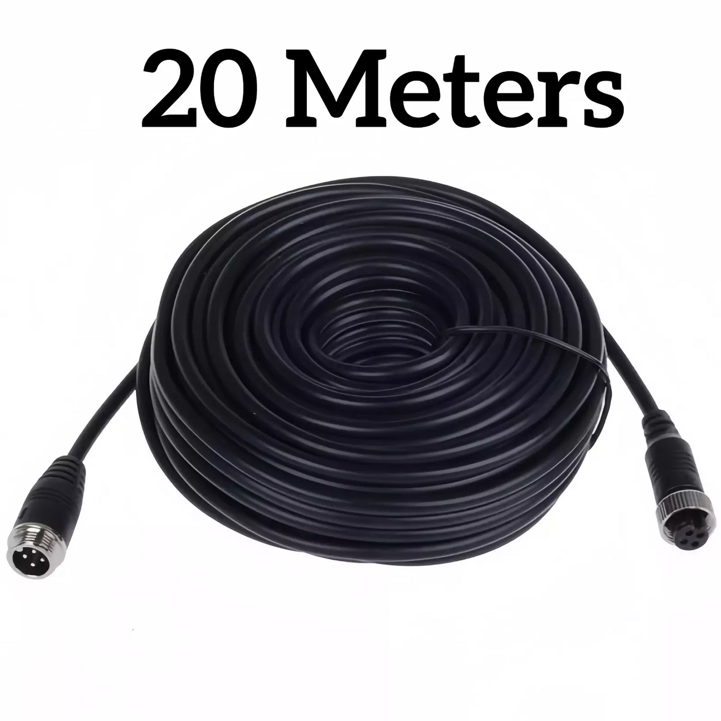 4 Pin Video Extension Cable Wire For Bus Truck Reversing Rear Camera 5 10 15 20m