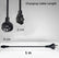 1.5M IEC-C13 AC PC Computer Power Cord Power supply/Charger