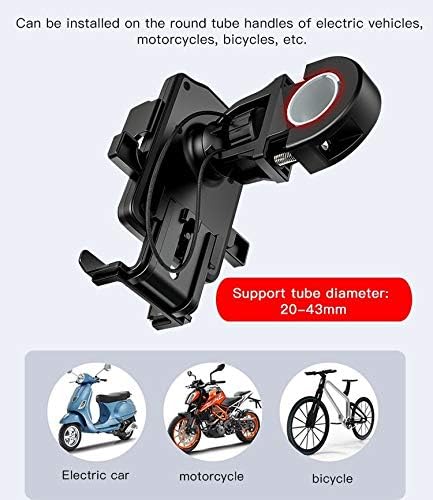Yesido C94 Motorcycle Bike Mobile Phone Holder Bicycle Handlebar Mount Rotation (TS12)