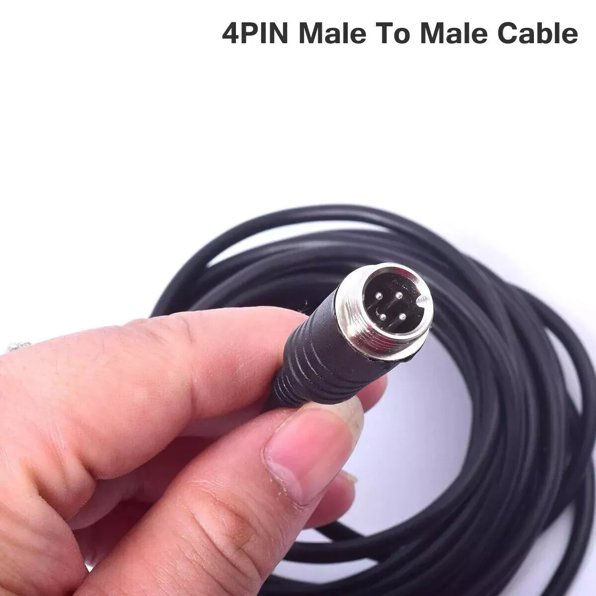 4 Pin Video Extension Cable Wire For Bus Truck Reversing Rear Camera 5 10 15 20m