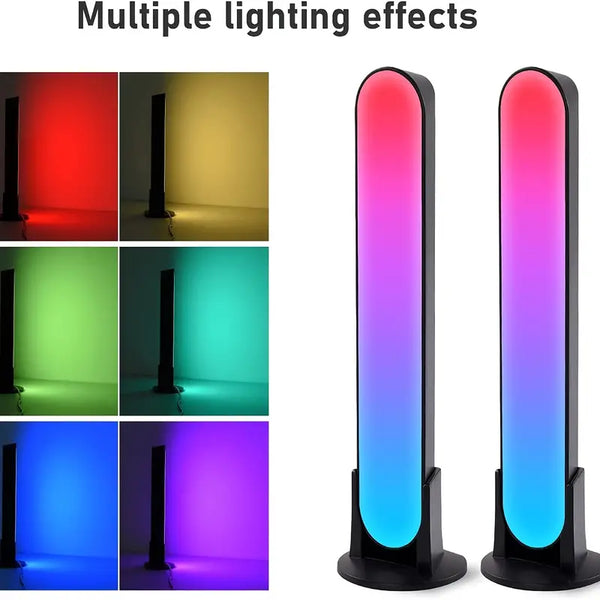 Pair RGB APP Voice-Activated Table Desk Light (RS46) L-023 For Party Pros