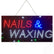 NAILS & WAXING LED NEON SIGN 55cm*33cm Ready-Made LED Signs